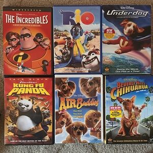 6 DVDS
